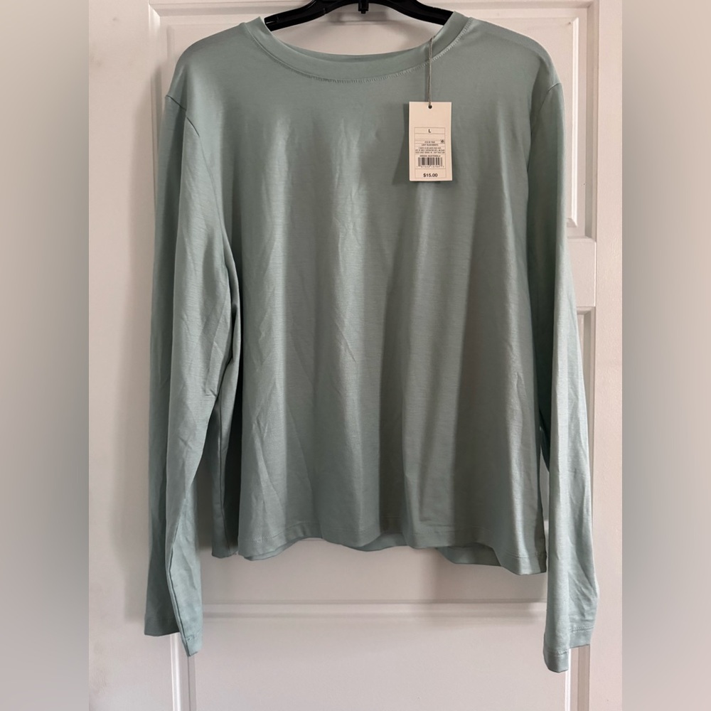 Target Light Blue Women's Top